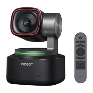 OBSBOT Tiny 2 / Webcam 4K IA, Suivi Automatique et Contrôle Vocal/Gestuel