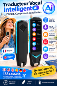 Stylo Scanner IA NEWYES Pro / Traduction 112 Langues