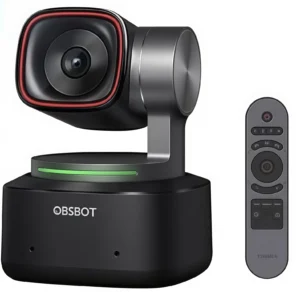 OBSBOT Tiny 2 / Webcam 4K IA, Suivi Automatique et Contrôle Vocal/Gestuel
