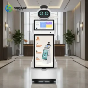 Robot de Réception Intelligent / Accueille vos Visiteurs 24h/24, Écran Personnalisable