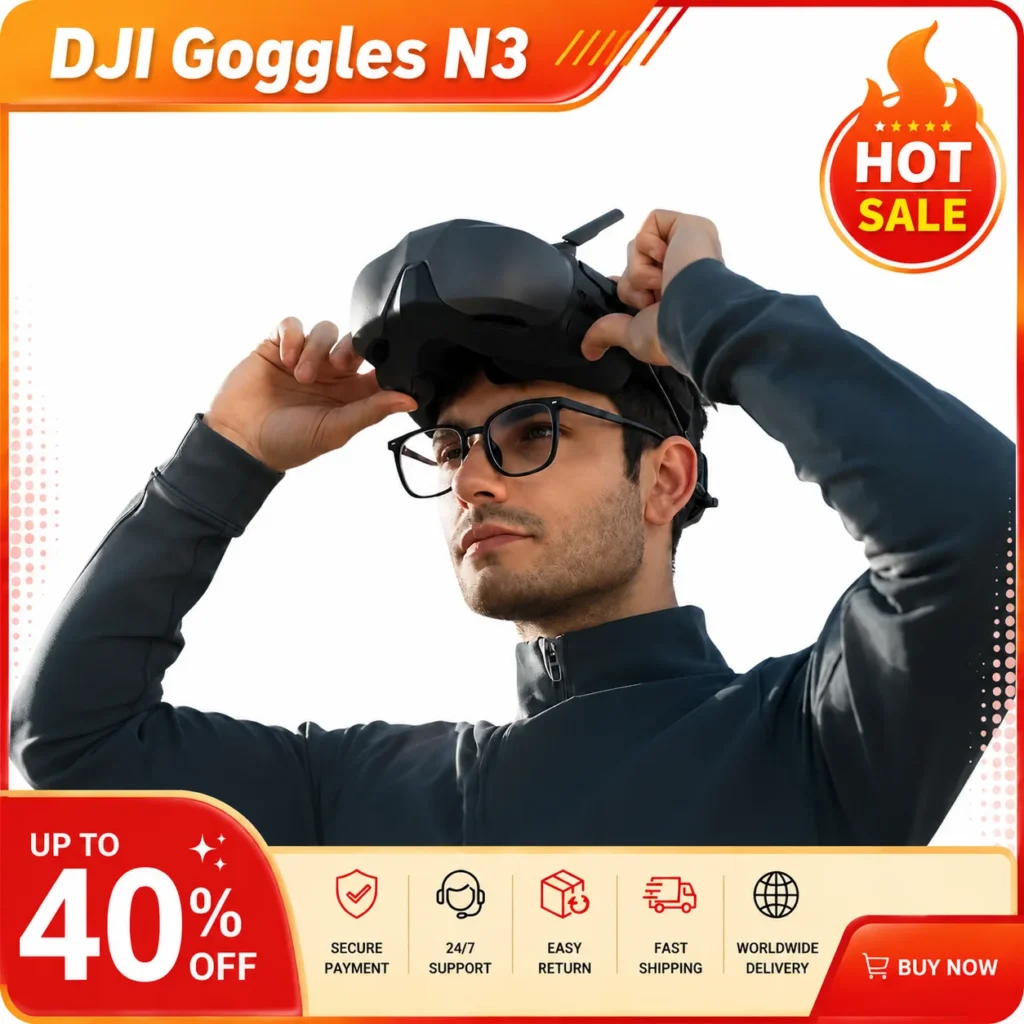 DJI Goggles N3 / L'Accès FPV DJI au Meilleur Prix, Écran HD 1080p