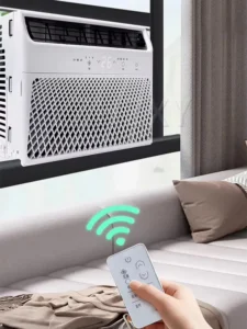 Climatiseur de Fenêtre Intelligent 1500W / Onduleur Silencieux, Déshumidification