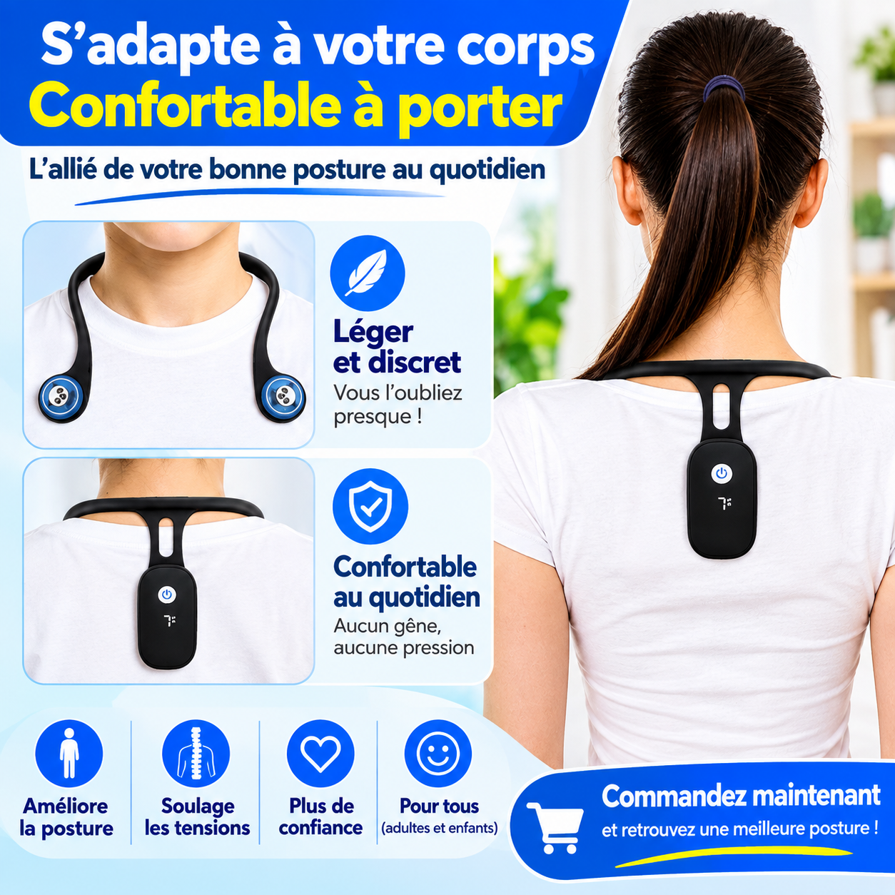 Correcteur de Posture Invisible / Stop au Mal de Dos – Image 3