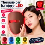 Masque LED Visage 4 Couleurs / Lumière Rouge pour une Peau Plus Lisse et Éclatante